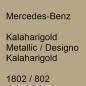 Preview: Mercedes-Benz, Kalaharigold Metallic / Designo Kalaharigold, 1802 / 802.